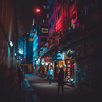 Night vision of security camera in Malaysia